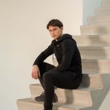 8. Paulo Vici - Model - Sweatvest & pants - Side 8. Paulo Vici - Model - Sweatvest & pants - Side